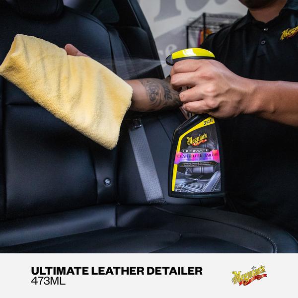 Imagem de Limpa Hidrata e Protege Couro Automotivo - Ultimate Leather Detailer 473ml - Meguiar's