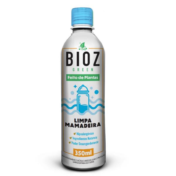 Imagem de Limpa Mamadeira Vegano BioZ Green 350ml