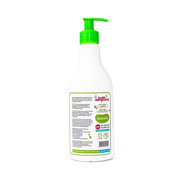Imagem de Limpa Mamadeiras Detergente Orgânico Bioclub 500ml