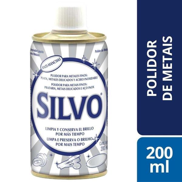 Imagem de Limpa Metais Líquido Silvo 200ml