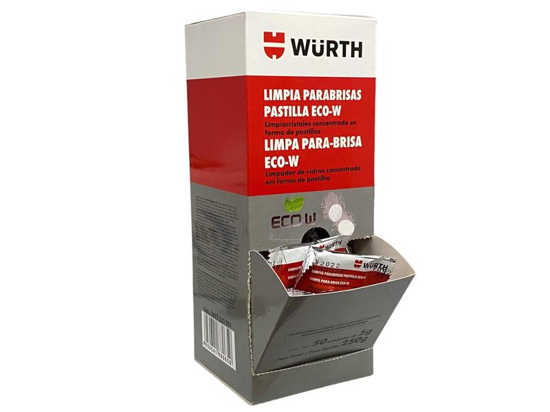 Imagem de Limpa Para-Brisa em Pastilhas Wurth - Kit c/10 Pastilhas