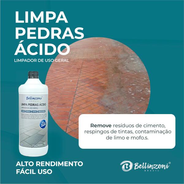 Imagem de Limpa Pedra Concentrado Bellinzoni 1l Detergente Ácido