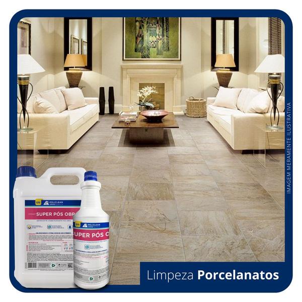 Imagem de Limpa Piso Porcelanato Cerâmico Tira Mancha Cimento Rejunte Oirad 5L