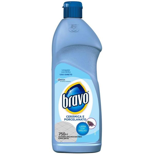 Limpa-Pisos Bravo Porcelanato e Cerâmica Original 750ml Imagem de Limpa-Pisos Bravo Porcelanato e Cerâmica Original 750ml
