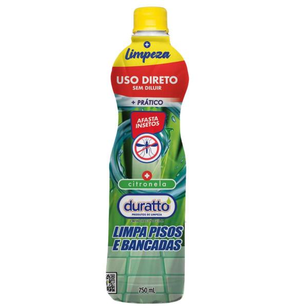 Limpa Pisos e Bancadas 750ml Citronela Duratto Imagem de Limpa Pisos e Bancadas 750ml Citronela Duratto