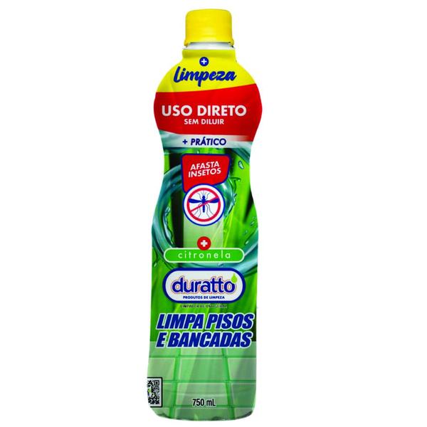 Limpa pisos e bancadas 750ml citronela duratto Imagem de Limpa pisos e bancadas 750ml citronela duratto
