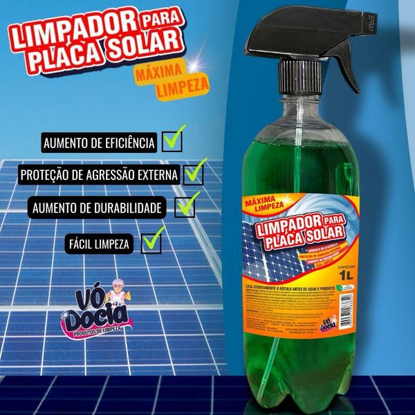 Limpa Placas Solares Vodocia Produto Sustentável 1 Litros Imagem de Limpa Placas Solares Vodocia Produto Sustentável 1 Litros