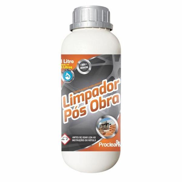 Limpa pos-obra - proclean - 1l - kit c/ 05 un. Imagem de Limpa pos-obra - proclean - 1l - kit c/ 05 un.