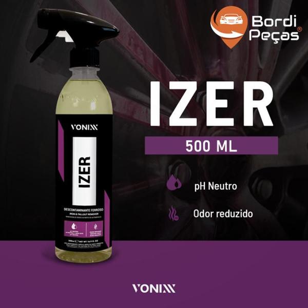 Imagem de Limpa Rodas Descontaminante Ferroso Izer Vonixx 500ml