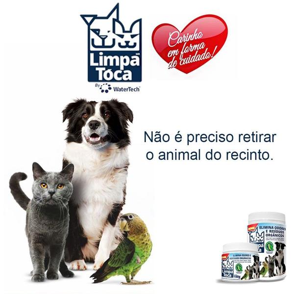 Imagem de Limpa Tóca 400 gr - Eliminador De Odores Pet -  Tira cheiro de xixi