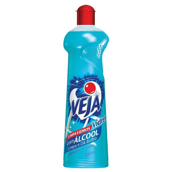 Imagem de Limpa Vidro Limpador Veja Vidrex Tradicional Squeeze 500ML