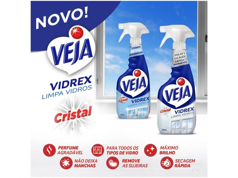 Imagem de Limpa Vidro Veja Vidrex Cristal Multiuso 500ml