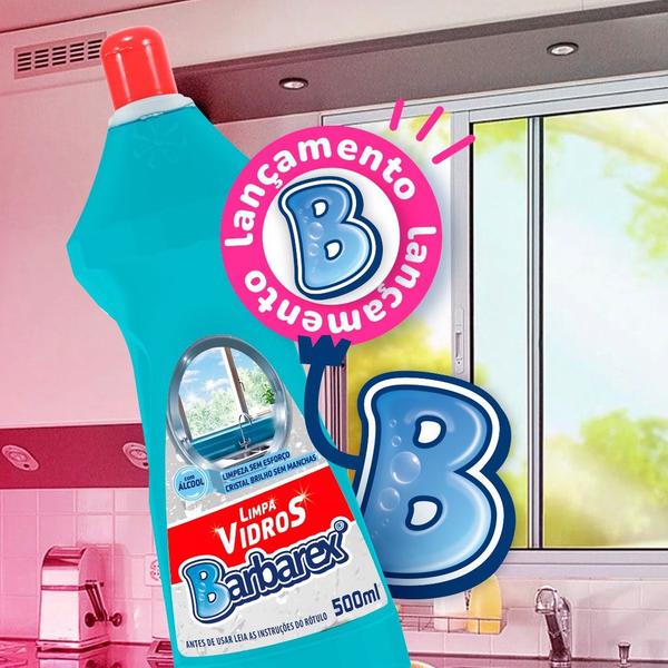 Imagem de Limpa Vidros - 500ml - Barbarex