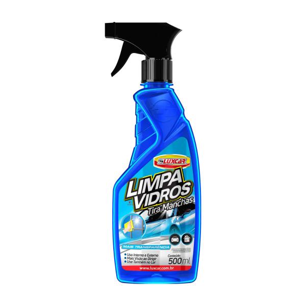 Imagem de LIMPA VIDROS AUTOMOTIVOS E TIRA MANCHAS LUXCAR 500ml