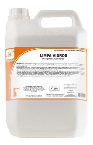 Limpa Vidros Concentrado 5lt Spartan Imagem de Limpa Vidros Concentrado 5lt Spartan