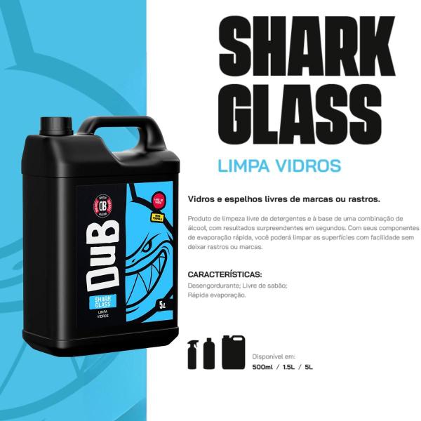 Imagem de Limpa Vidros Espelho Shark Glass 5l Dub Quant Pulverizador