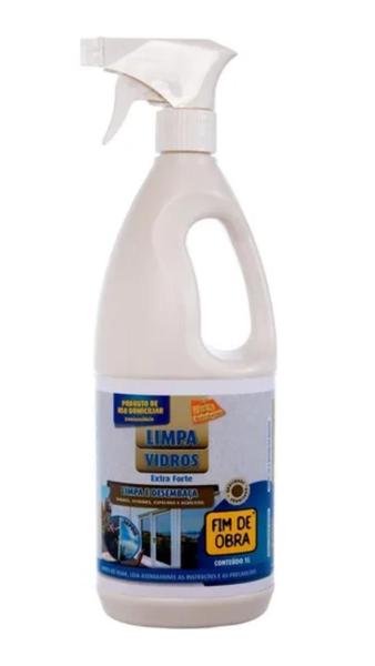 Limpa Vidros Espelhos E Acrílicos 1 Litro Fim De Obra Imagem de Limpa Vidros Espelhos E Acrílicos 1 Litro Fim De Obra