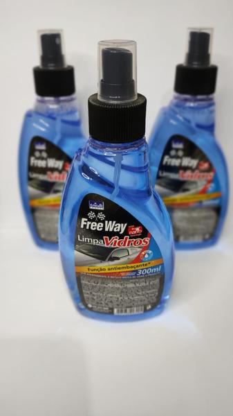 Imagem de Limpa Vidros Free Way 300ml  Ante Embaçante  Automóveis