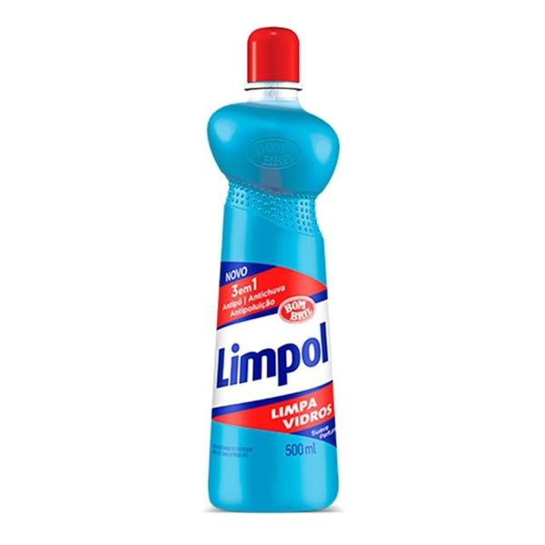 Imagem de Limpa Vidros Limpol Squeeze 500ml Embalagem com 12 Unidades