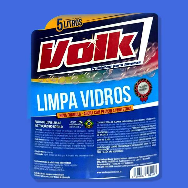 Imagem de Limpa Vidros Volk 5L