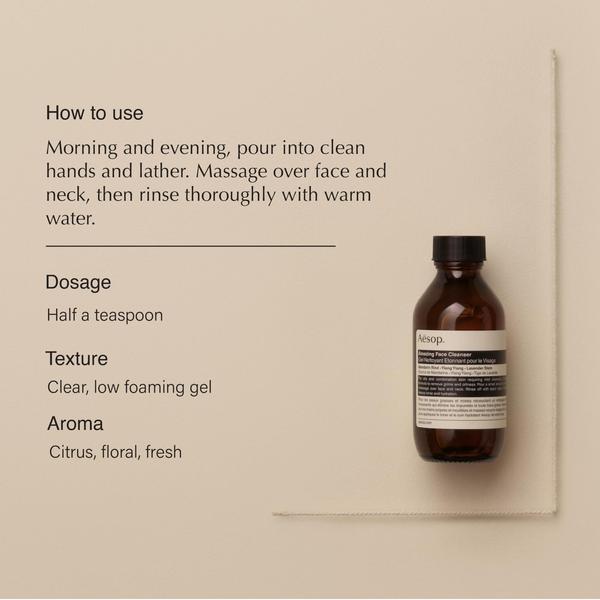 Limpador Aesop Amazing Face, não secante, com casca de mandarim, 100mL Imagem de Limpador Aesop Amazing Face, não secante, com casca de mandarim, 100mL