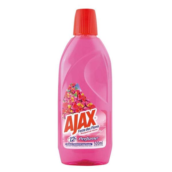 Limpador Ajax Bouquet De Flores 500Ml Kit 3 Imagem de Limpador Ajax Bouquet De Flores 500Ml Kit 3