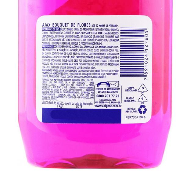 Limpador Ajax Festa Das Flores De Lavanda 500Ml Kit 3 Imagem de Limpador Ajax Festa Das Flores De Lavanda 500Ml Kit 3