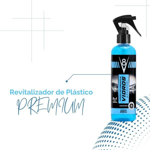 Limpador Anti-Embaçante de Vidros Automotivo V8 Sanol 240ml Imagem de Limpador Anti-Embaçante de Vidros Automotivo V8 Sanol 240ml