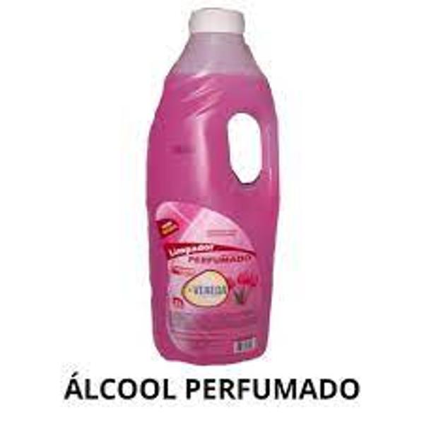 Imagem de Limpador com Álcool Perfumado Floral Rosa 2 Litros Vereda