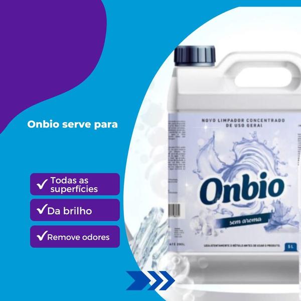 Limpador Concentrado de Uso Geral Sem Aroma 2L Onbio - Onbio Imagem de Limpador Concentrado de Uso Geral Sem Aroma 2L Onbio