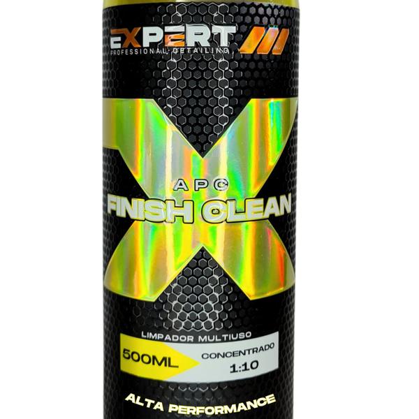 Limpador Concentrado Multiuso Finish Clean 500ml Expert Imagem de Limpador Concentrado Multiuso Finish Clean 500ml Expert