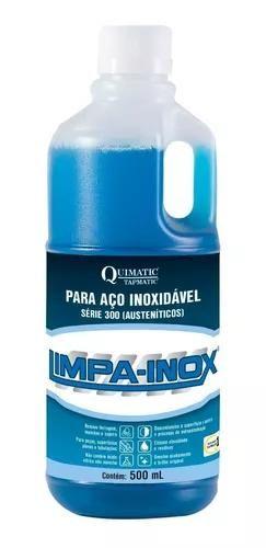 Imagem de Limpador De Aço Inox Quimatic Removedor Desoxidante 500ml