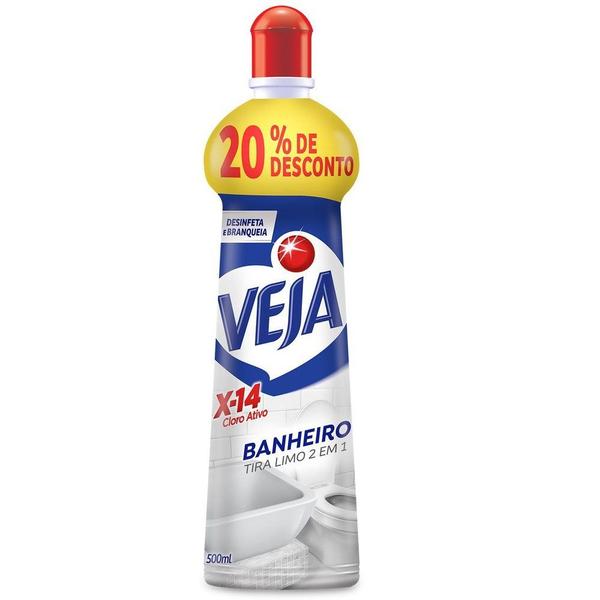 Imagem de Limpador de Banheiro X-14 500ml com 20% de Desconto 1 UN Veja