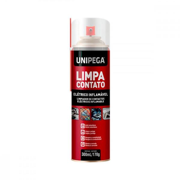 Limpador De Contato Unipega 300Ml Imagem de Limpador De Contato Unipega 300Ml