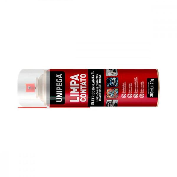 Limpador De Contato Unipega 300Ml Imagem de Limpador De Contato Unipega 300Ml