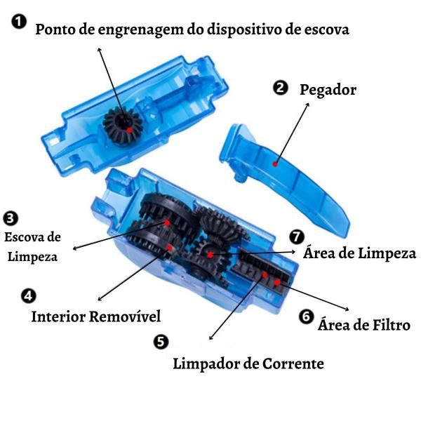 Imagem de Limpador De Correntes Bicicleta Bike Desengraxante Ciclismo