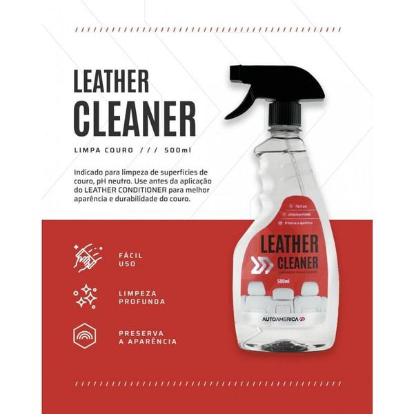 Imagem de Limpador de Couro Leather Cleaner 500ml Autoamerica