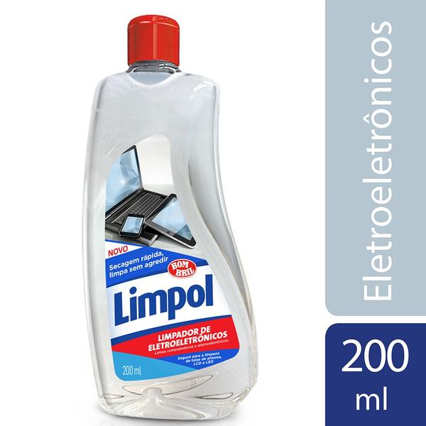 Imagem de Limpador De Eletroeletrônicos Limpol Bombril 200ml 