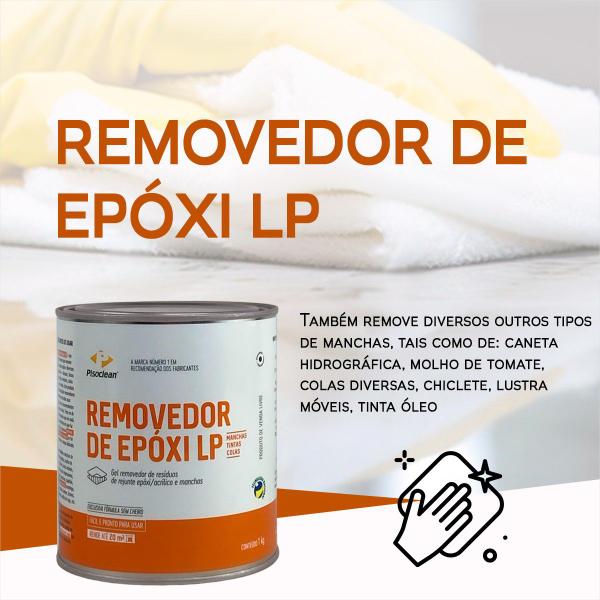 Limpador De Epoxi tira Rejunte Epoxi E Manchas- 1kg - Pisoclean Imagem de Limpador De Epoxi tira Rejunte Epoxi E Manchas- 1kg