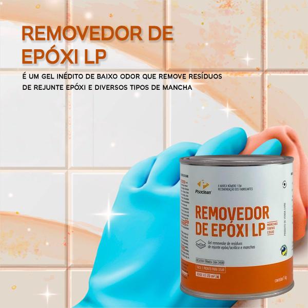 Limpador De Epoxi tira Rejunte Epoxi E Manchas- 1kg - Pisoclean Imagem de Limpador De Epoxi tira Rejunte Epoxi E Manchas- 1kg