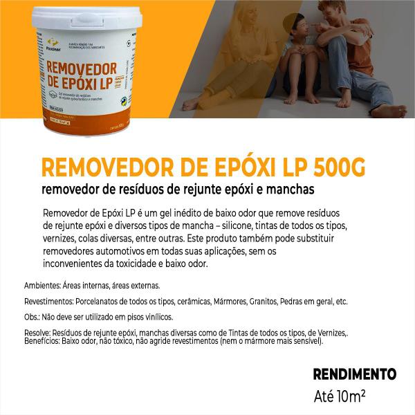 Imagem de Limpador De Epoxi tira Rejunte Epoxi E Manchas- 500g Pisoclean