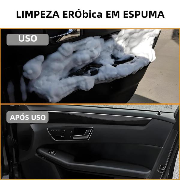 Imagem de Limpador de Espuma Multifuncional para Assentos de Couro - Remoção de Manchas em Interiores de Carro