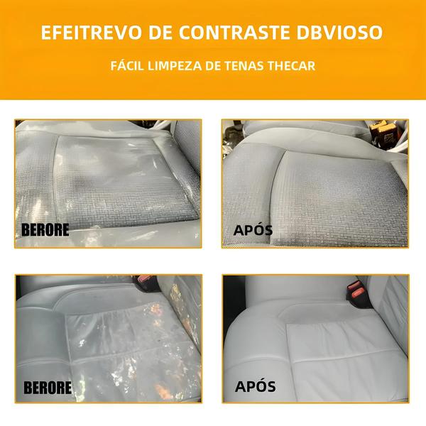 Imagem de Limpador de Espuma Multifuncional para Assentos de Couro - Remoção de Manchas em Interiores de Carro