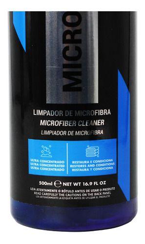 Limpador de Microfibra Microlav 500ml Vonixx Imagem de Limpador de Microfibra Microlav 500ml Vonixx