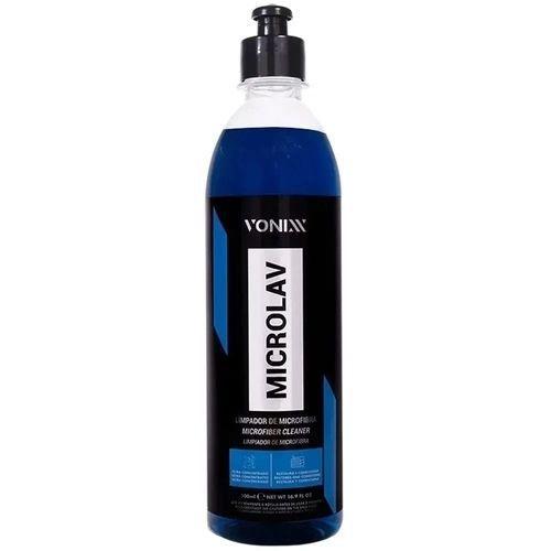 Limpador de Microfibra Microlav 500ml Vonixx Imagem de Limpador de Microfibra Microlav 500ml Vonixx