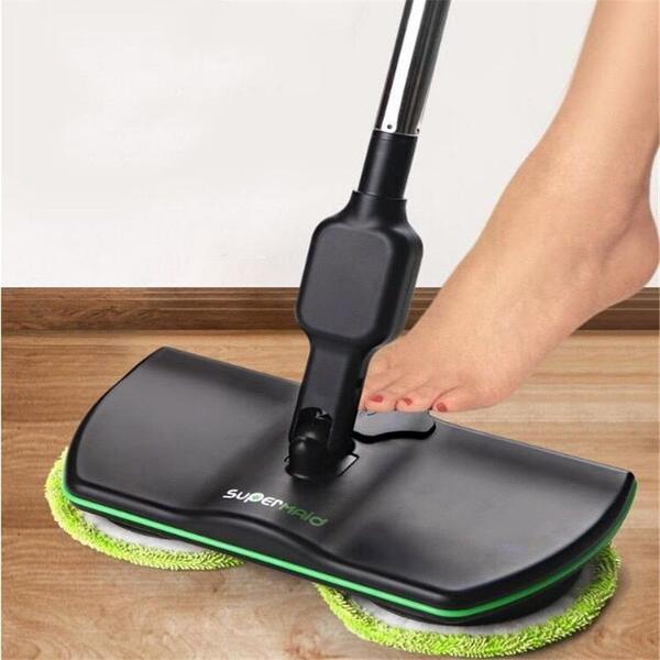 Imagem de Limpador de piso rotativo sem fio Scrubber Polisher Mop Green