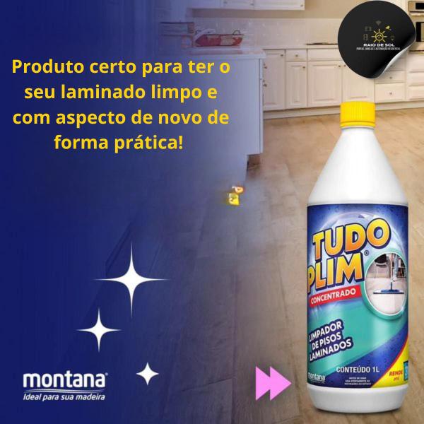 Limpador de Pisos Laminados Tudo Plim Montana Concentrado Imagem de Limpador de Pisos Laminados Tudo Plim Montana Concentrado