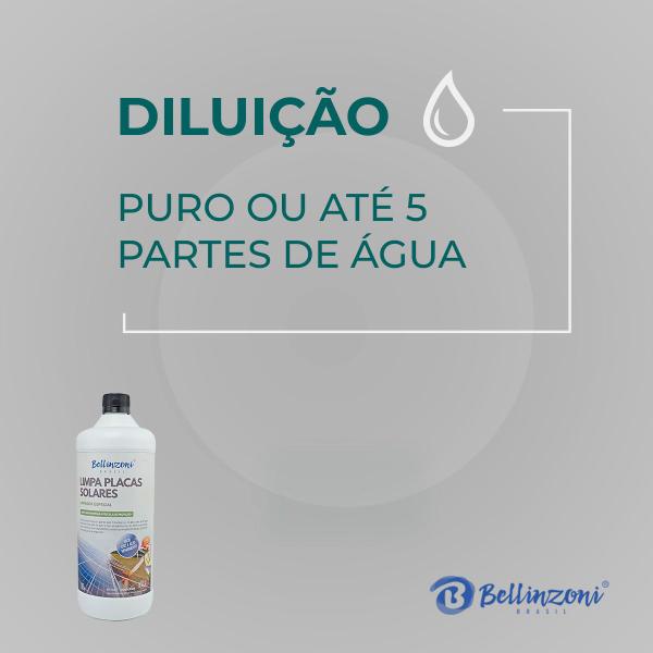 Limpador De Placas Solares 1 Litro Bellinzoni Imagem de Limpador De Placas Solares 1 Litro Bellinzoni