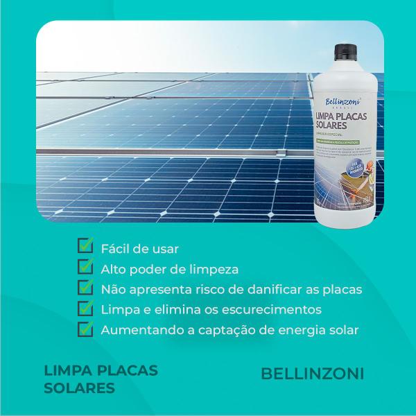 Limpador De Placas Solares 1 Litro Bellinzoni Imagem de Limpador De Placas Solares 1 Litro Bellinzoni