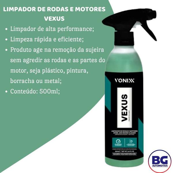 Imagem de Limpador de Rodas e Motores Vexus 500ml Vonixx